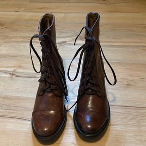 Womens Seal Of The Sutro San Francisco 6" Boots Brown Leather Womens Size 7